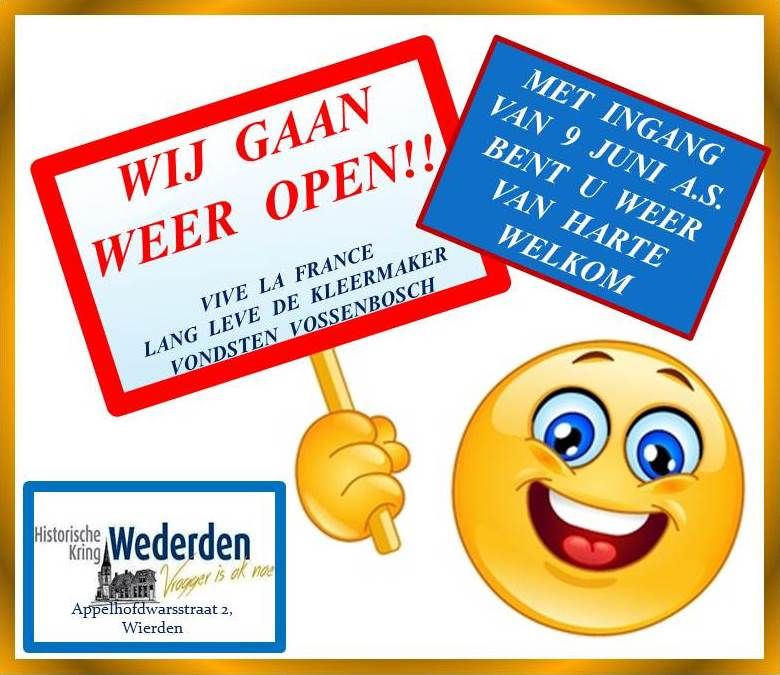 Plaatje bij nieuwsbericht: Persbericht 30 mei 2021 1 weer open.jpg