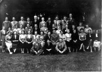 Bekijk detail van "Zangvereniging 'Looft den Heer' tijdens het concours in Haaksbergen 1954."