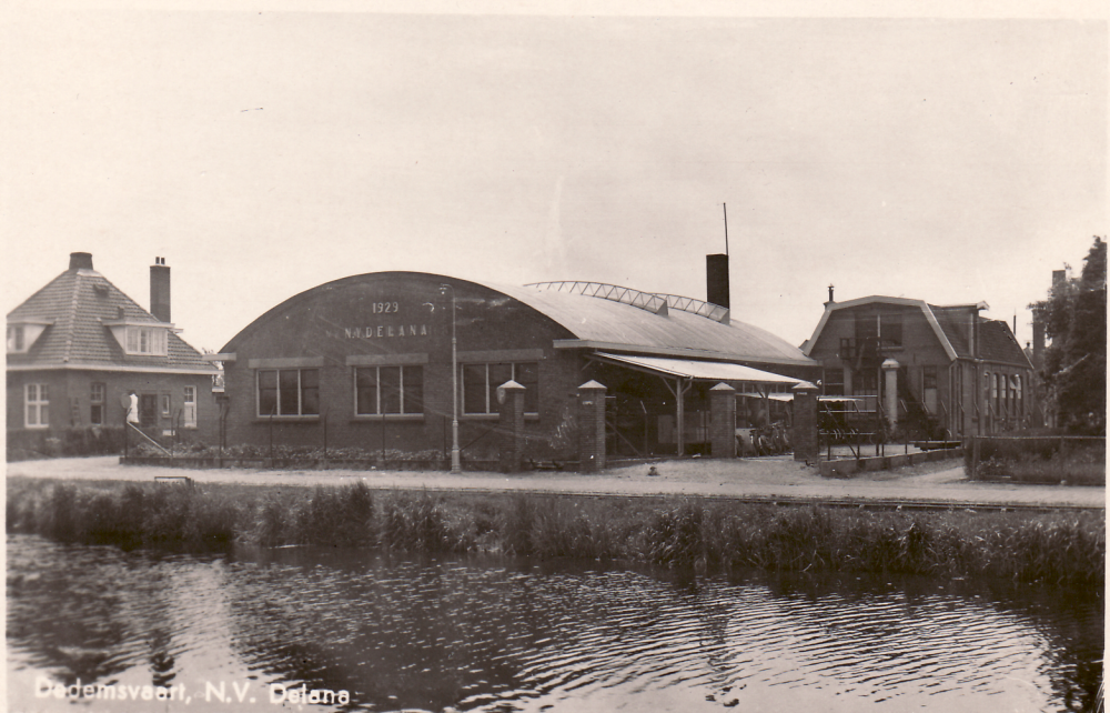 Bekijk detail van "GH05269: De Fabriek van N.V. Delana aan 'De Rollepaal', in Dedemsvaart."