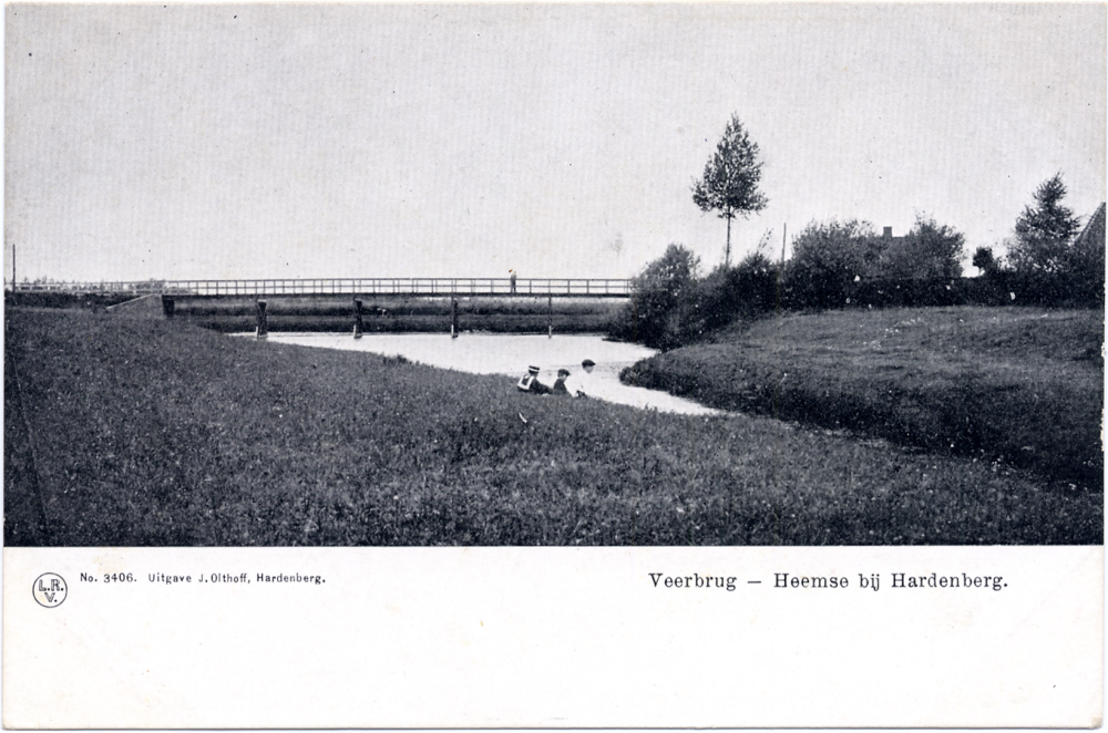 Bekijk detail van "GH01319 :De Oelenveerbrug te Heemse."