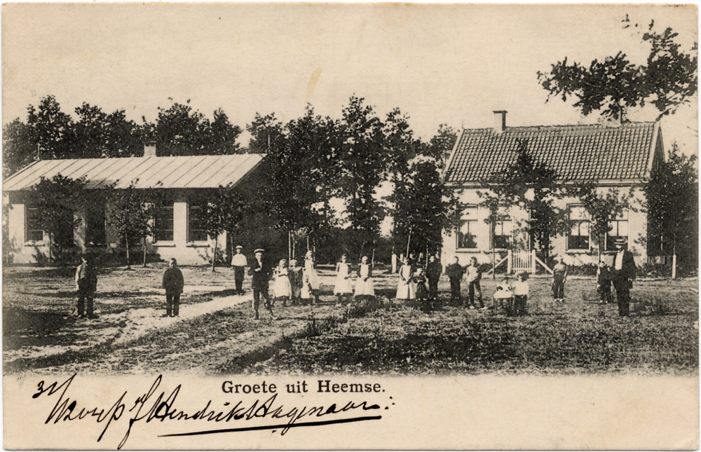 Bekijk detail van "GH01363: De Gereformeerde School in Heemse."