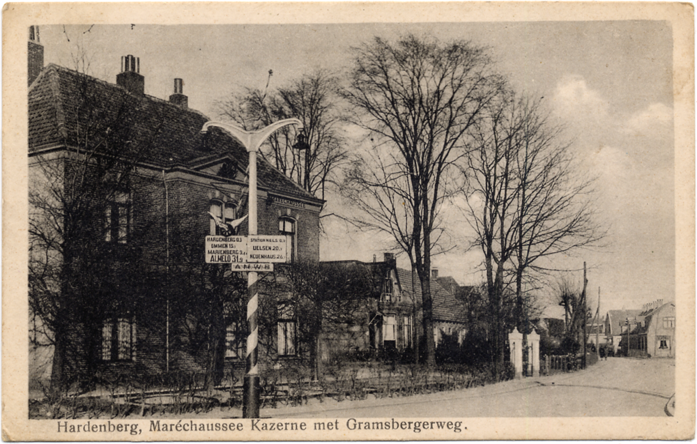 Bekijk detail van "GH01091: De Marechaussee Kazerne te stad Hardenberg."