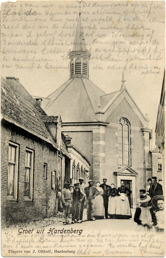 Bekijk detail van "GH00103: Joodse echtpaar Kropveld in de zgn. 'Kruissteeg' in Hardenberg."