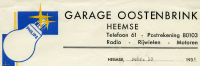 Bekijk detail van "GH08013: Het Briefhoofd van Garage Oostenbrink uit Heemse."