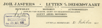 Bekijk detail van "GH08051: Het Briefhoofd van Joh. Jaspers uit Lutten, aan de Dedemsvaart."
