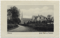 Bekijk detail van "GH06743: De Gereformeerde Kerk vrijgemaakt en de Pastorie in de <span class="highlight">Weidebuurt</span> te Heemse."