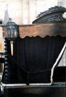 Bekijk detail van "De begrafenis van Mevr. M.J.L. Echtermeijer met antieke lijkkoets."