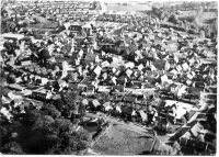 Bekijk detail van "Luchtfoto van Ootmarsum en omgeving gemaakt vanuit een vliegtuigje."