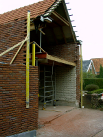 Bekijk detail van "Bouw nieuwe schuur fam. Nijkamp."