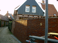 Bekijk detail van "Bouw nieuwe muur door de fam. Nijkamp Ganzenmarkt."