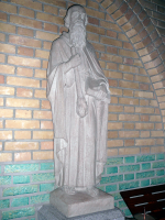 Bekijk detail van "Beeld van Antonius Abt in de kapel van het voormalige klooster."