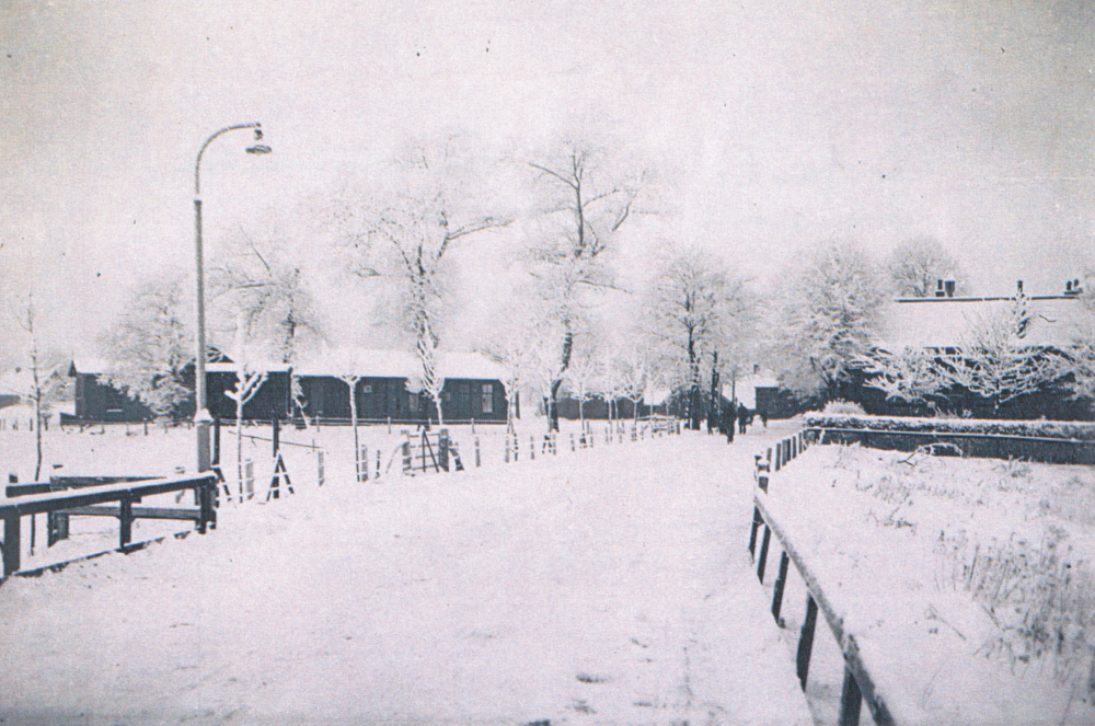 Bekijk detail van "HV09477B: De Tramremise in Heemse (links), rechts Café Koeslag."