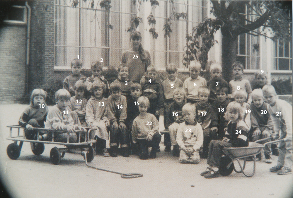 Bekijk detail van "HV13313: Klas <span class="highlight">1</span> van de Christelijke Nationale Basisschool 'De Kastanjehof', in Hardenberg."