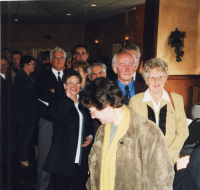 Bekijk detail van "Velen bezochten de afscheidsreceptie van pastor Johan Mulder."