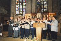 Bekijk detail van "Velen bezochten de muzikale uitvoering ter gelegenheid van het afscheid van pastor Johan Mulder."