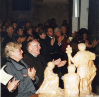 Bekijk detail van "Velen bezochten de muzikale uitvoering ter gelegenheid van het afscheid van pastor Johan Mulder."