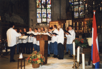 Bekijk detail van "Velen bezochten de muzikale uitvoering ter gelegenheid van het afscheid van pastor Johan Mulder."