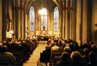 Bekijk detail van "Velen bezochten de muzikale uitvoering ter gelegenheid van het afscheid van pastor Johan Mulder."