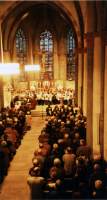 Bekijk detail van "Velen bezochten de muzikale uitvoering ter gelegenheid van het afscheid van pastor Johan Mulder."