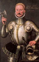 Bekijk detail van "Geschilderd portret van stadhouder Georg Schenk van Toutenburg."