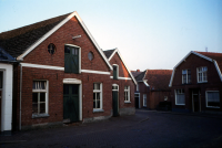 Bekijk detail van "Het pakhuis van de Coöperatieve Landbouwbank aan de Ganzenmarkt."