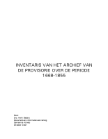 Bekijk detail van "Inventaris Provisorie"