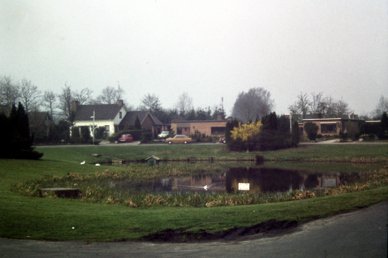 Bekijk detail van "Het Villapark met woonhuizen rondom de vijver."