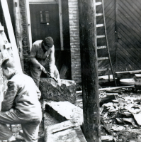 Bekijk detail van "Restauratiewerkzaamheden aan het Drostenhuis."