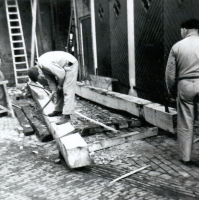 Bekijk detail van "Restauratiewerkzaamheden aan het Drostenhuis."