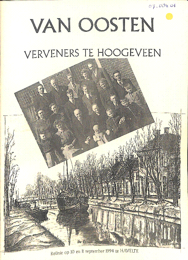 Bekijk detail van "Van Oosten verveners te Hoogeveen"