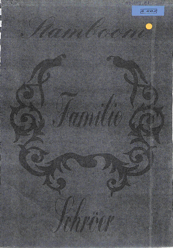 Bekijk detail van "Stamboom familie Schröer"