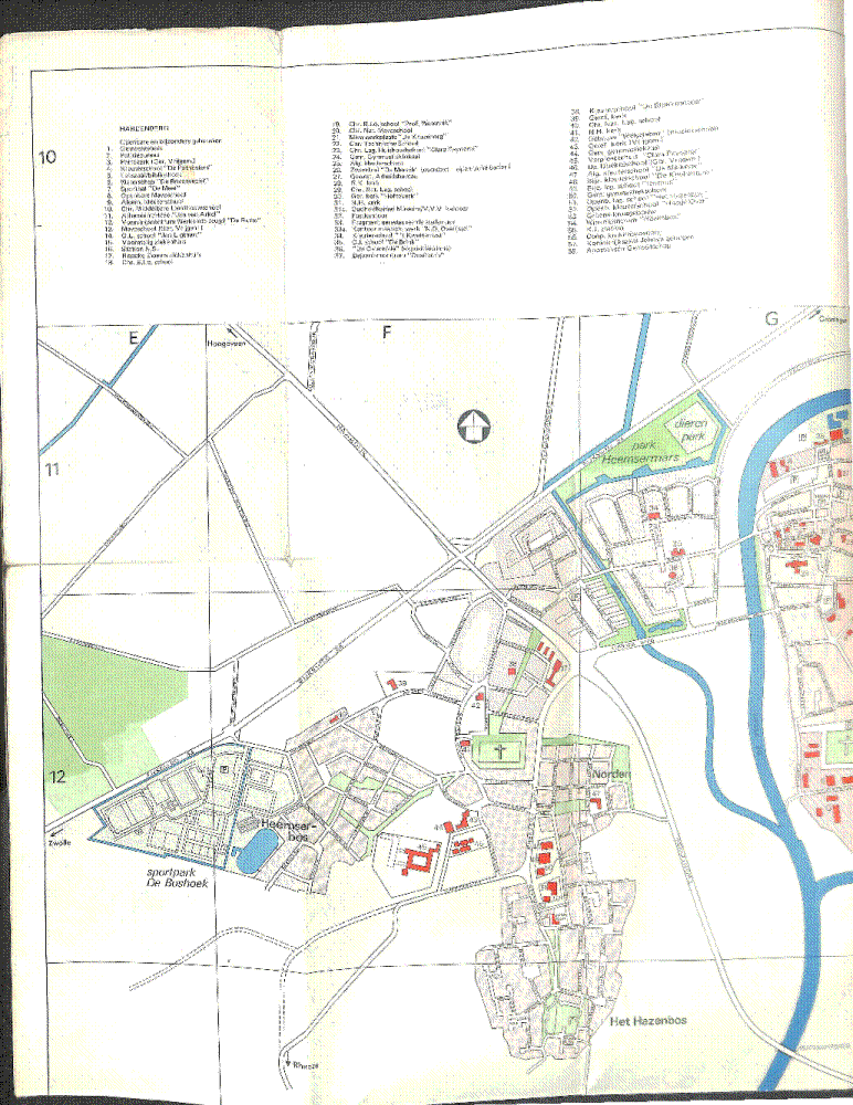 Bekijk detail van "Toeristenkaart voor de gemeente Hardenberg"