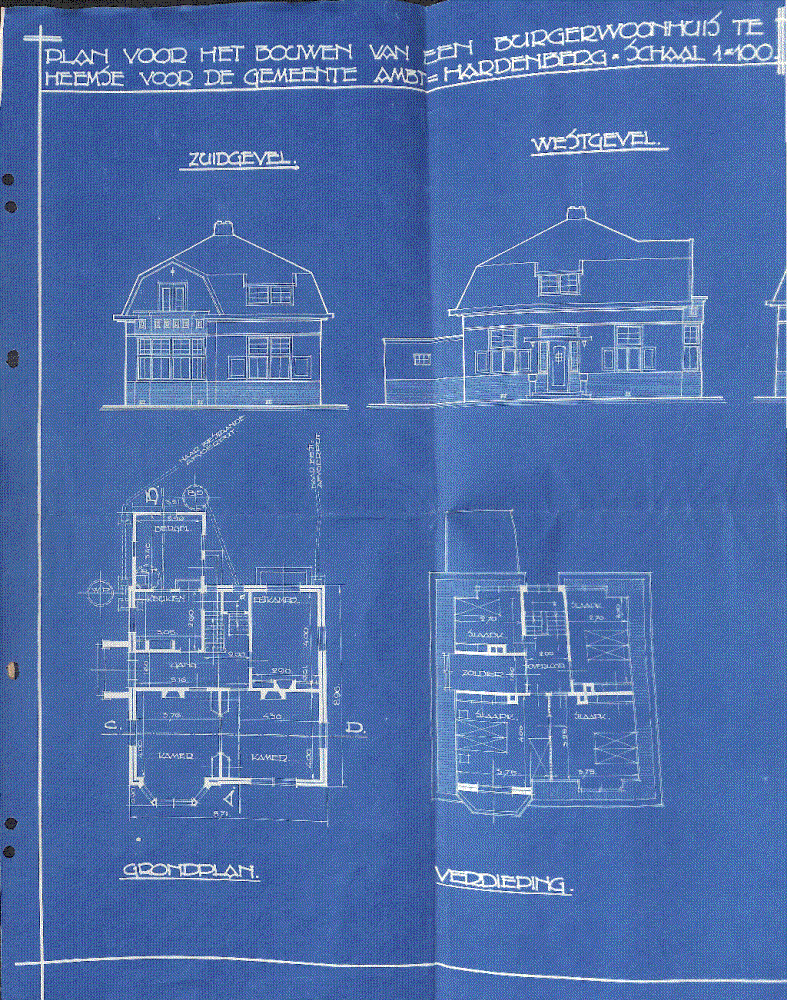 Bekijk detail van "Bestek en voorwaarden voor het bouwen van een burgerwoonhuis"