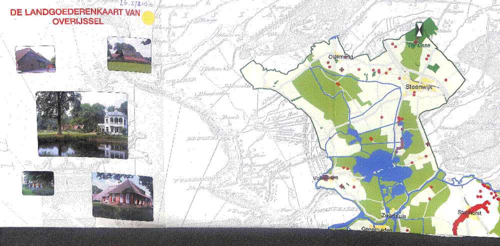 Bekijk detail van "Landgoederenkaart van Overijssel"