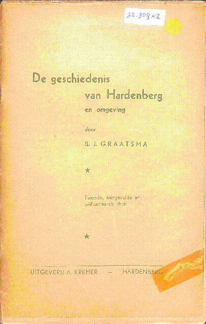 Bekijk detail van "De geschiedenis van Hardenberg en omgeving"