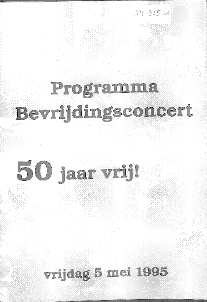 Bekijk detail van "<span class="highlight">Programma</span> bevrijdingsconcert 50 jaar vrij"