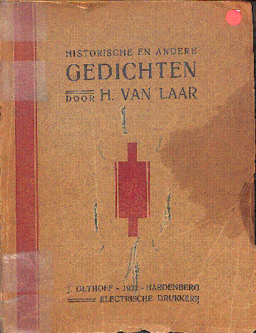 Bekijk detail van "Gedichten van H. van Laar:  Onder wijde luchten"