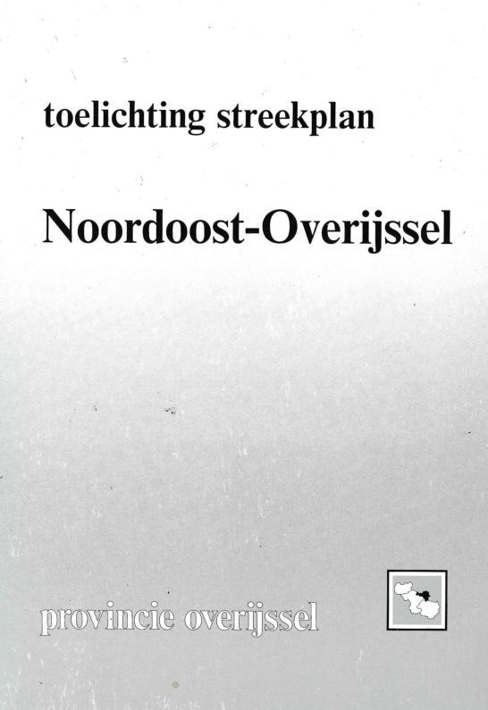 Bekijk detail van "Toelichting streekplan Noordoost-Overijssel"