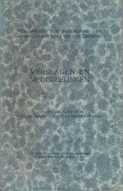 Bekijk detail van "Verslagen en mededeelingen 1947"