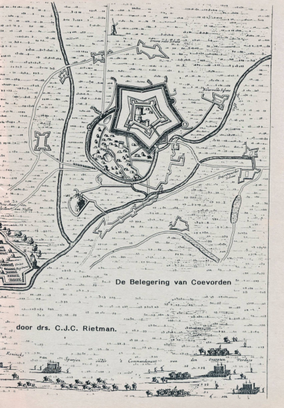 Bekijk detail van "De belegering van Coevorden"