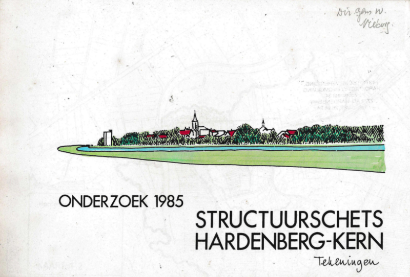 Bekijk detail van "Srtuctuurschets Hardenberg-Kern"