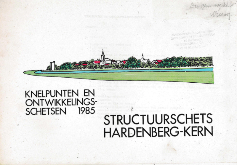 Bekijk detail van "Knelpunten en ontwikkelingsschetsen bij Structuurschets Hardenberg 1985"