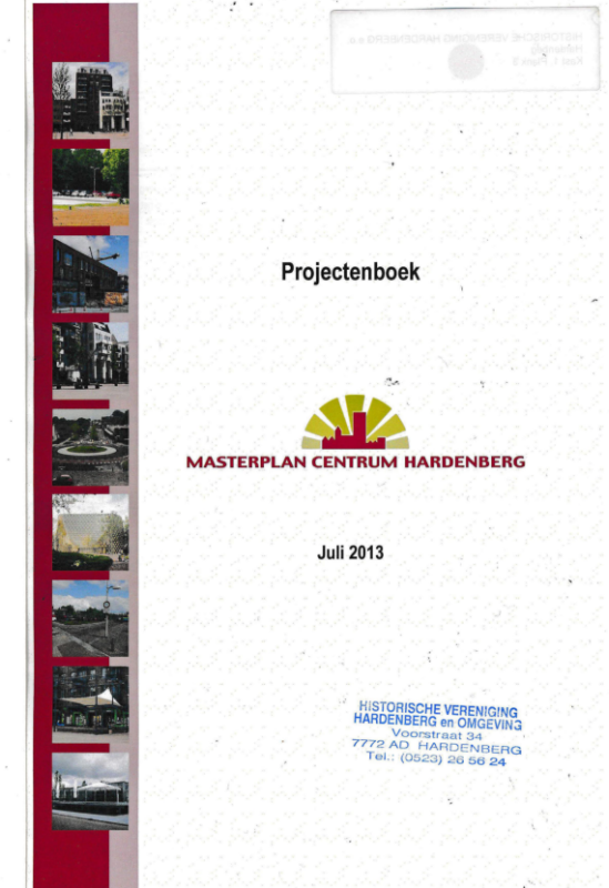 Bekijk detail van "Projectenboek Masterplan Centrum Hardenberg juli 2013"