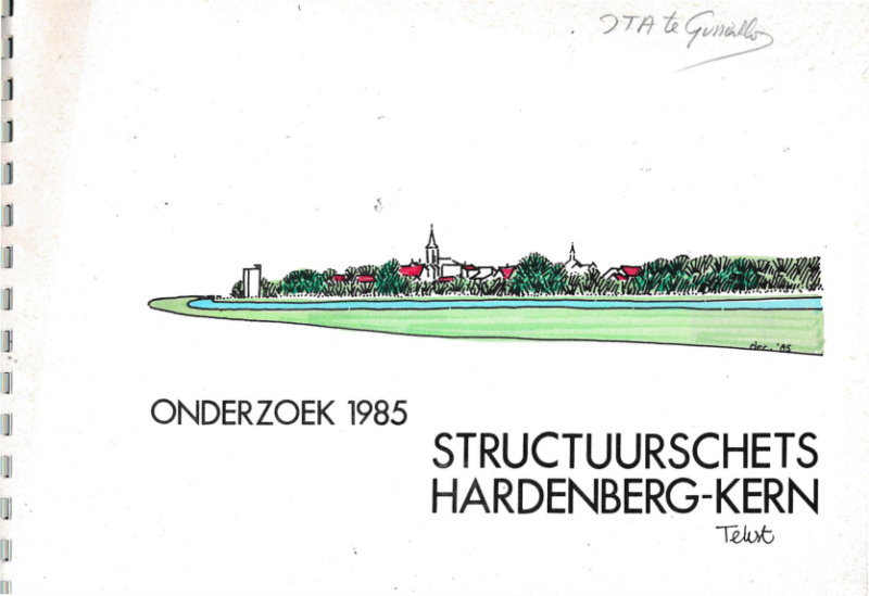 Bekijk detail van "Structuurschets Hardenberg-kern. Tekst"