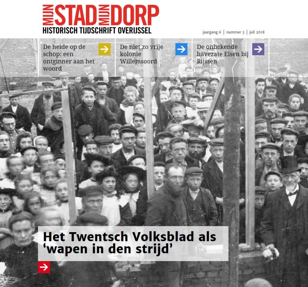 Bekijk detail van "MijnStadMijnDorp Historisch Tijdschrift Overijssel juli 2018 is uit!"