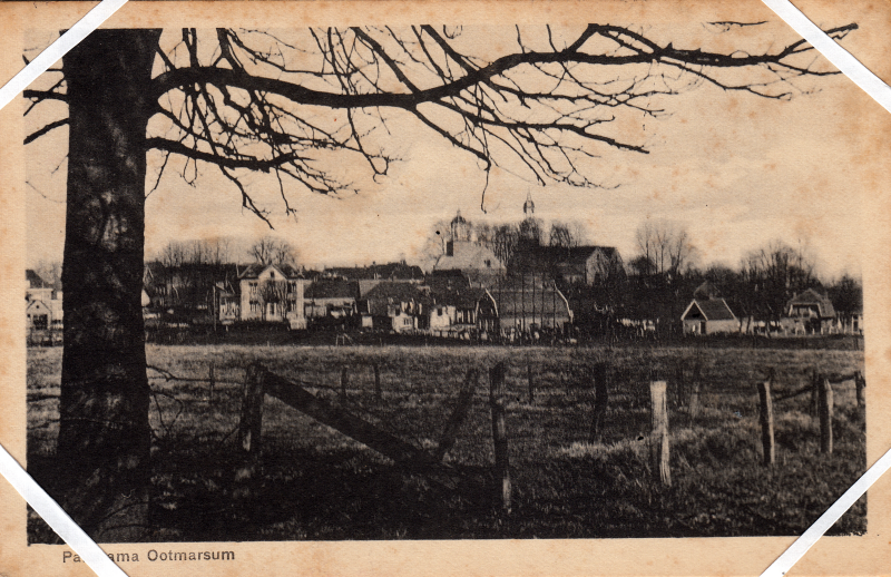 Bekijk detail van "Gezicht op Ootmarsum van de Zuidzijde."