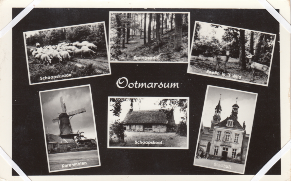 Bekijk detail van "Verzamelansichtkaart van Ootmarsum en omgeving."