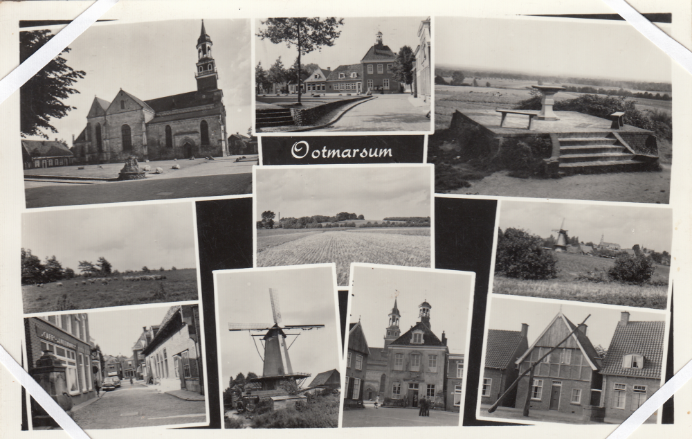 Bekijk detail van "Verzamelansichtkaart met markante plekjes van Ootmarsum."