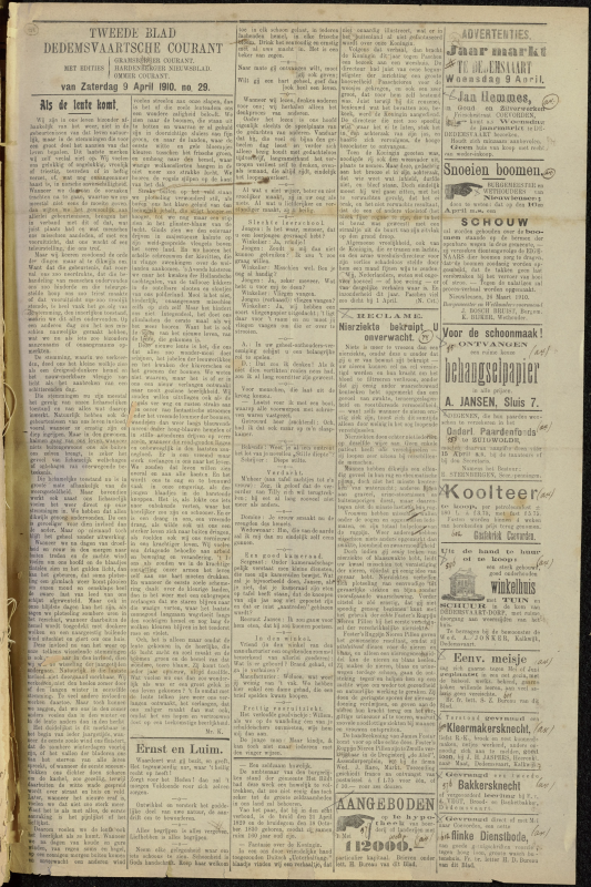 Bekijk detail van "Dedemsvaartsche Courant 9/4/1910 pagina 5 van 6<br xmlns:atlantis="urn:atlantis" />"