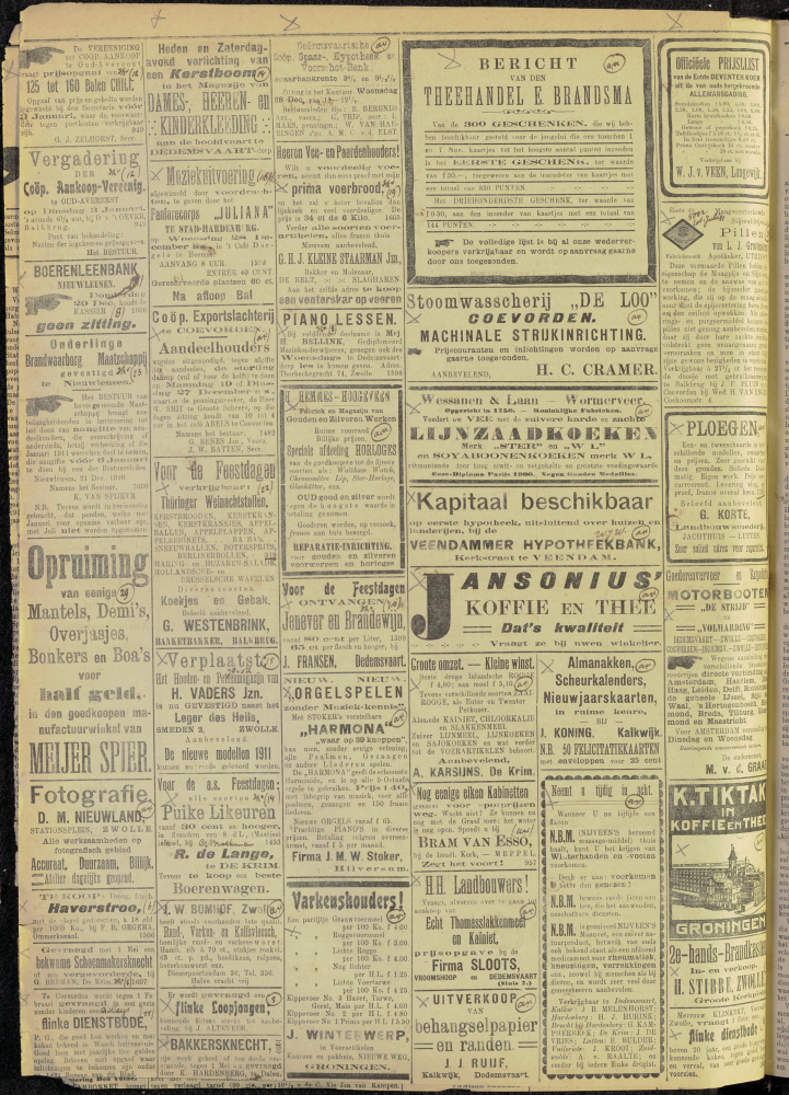 Bekijk detail van "Dedemsvaartsche Courant 24/12/1910 pagina 4 van 6<br xmlns:atlantis="urn:atlantis" />"
